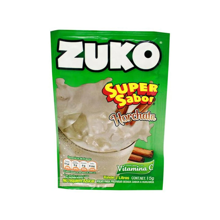 Zuko Super Horchata Flavor Drink Powder 0.5 oz