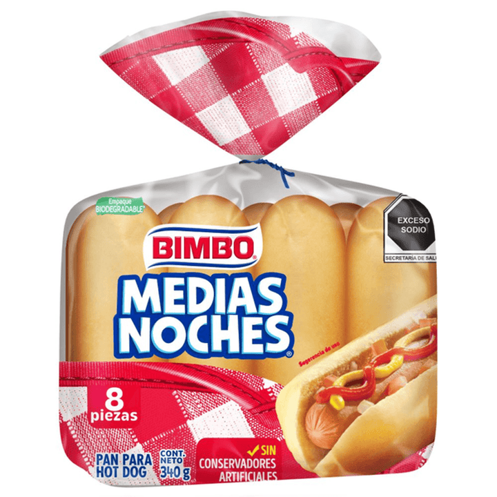 Bimbo Hot Dog Buns 12 oz