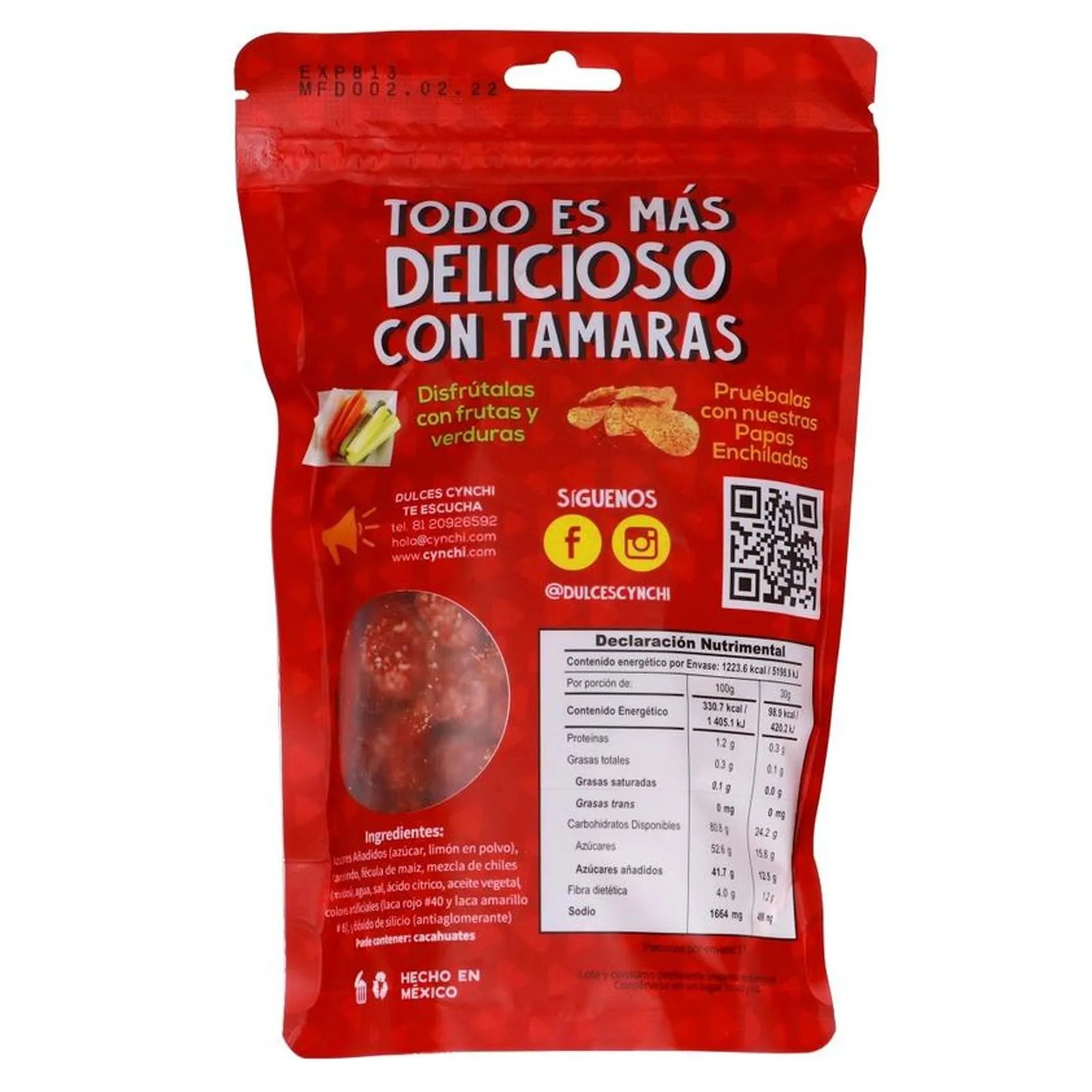 Cynchi Natural Seedless Tamarind Balls Candy 1 pc Secondary image
