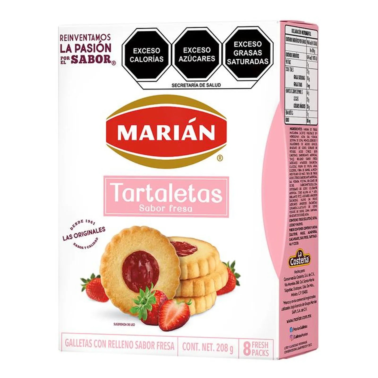 Marian Strawberry Filled Tart Cookies - 7 oz Main image