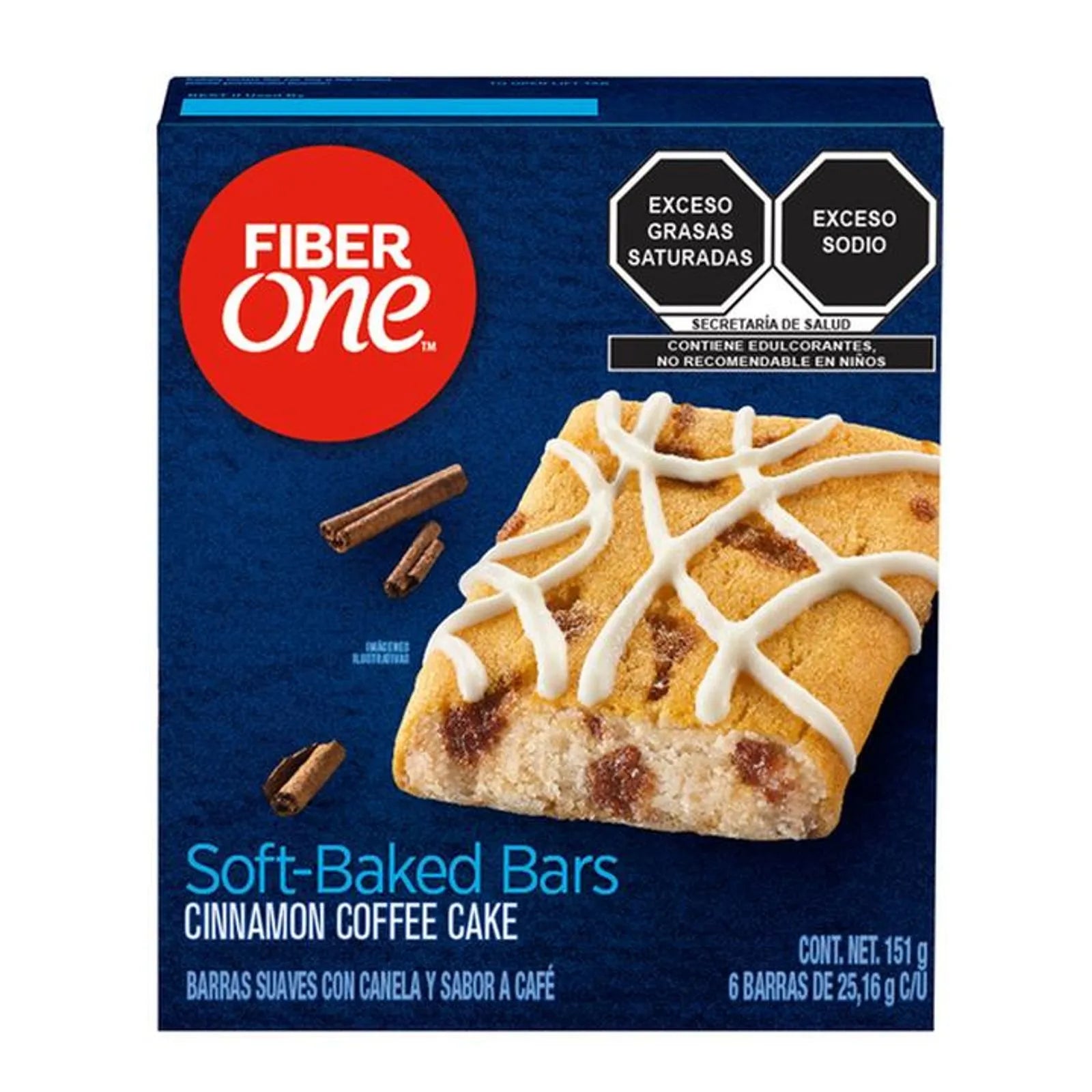 Fiber One Cinnamon and Coffee Bars 5 oz Main image