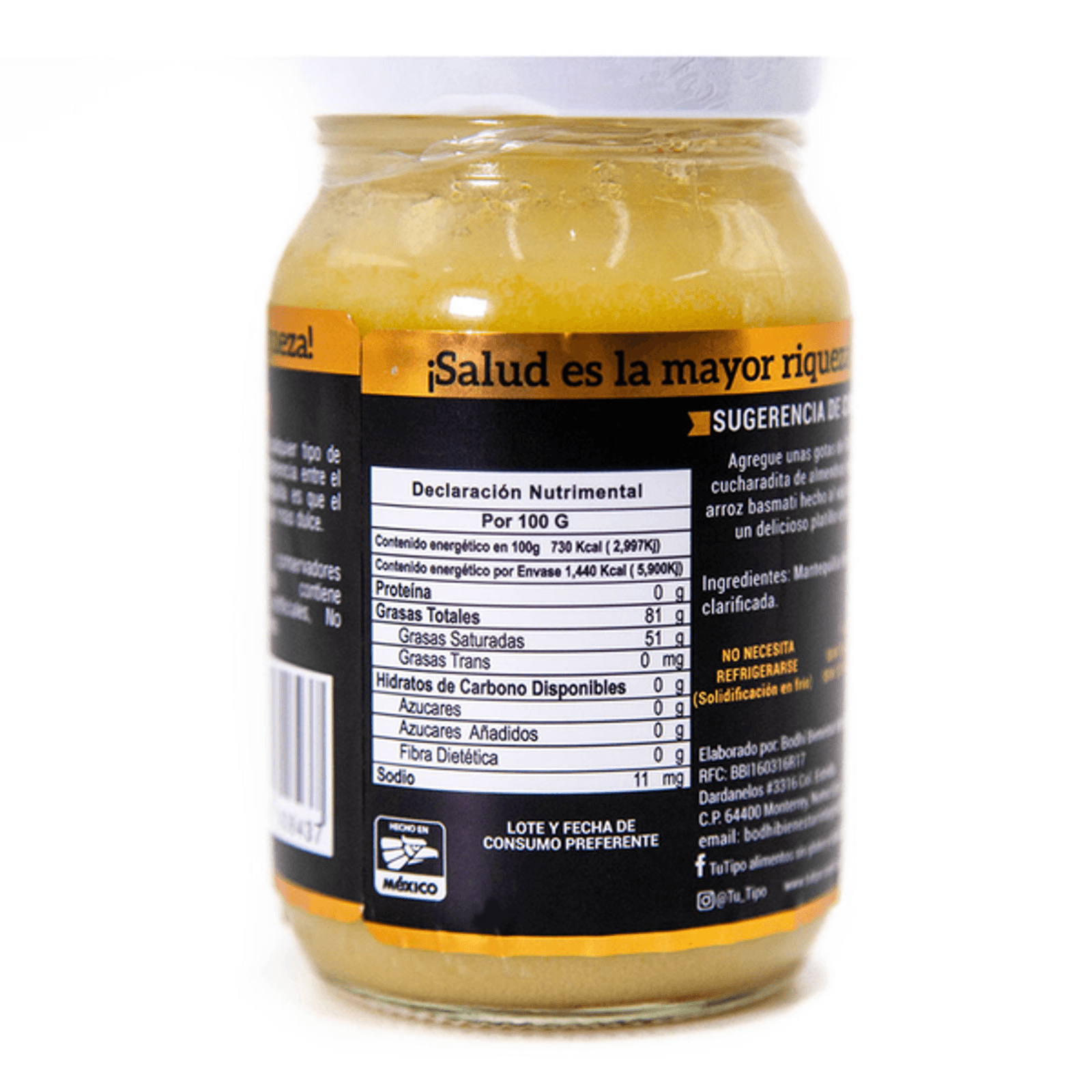 Tu Tipo Natural Ghee HDC – 8 oz