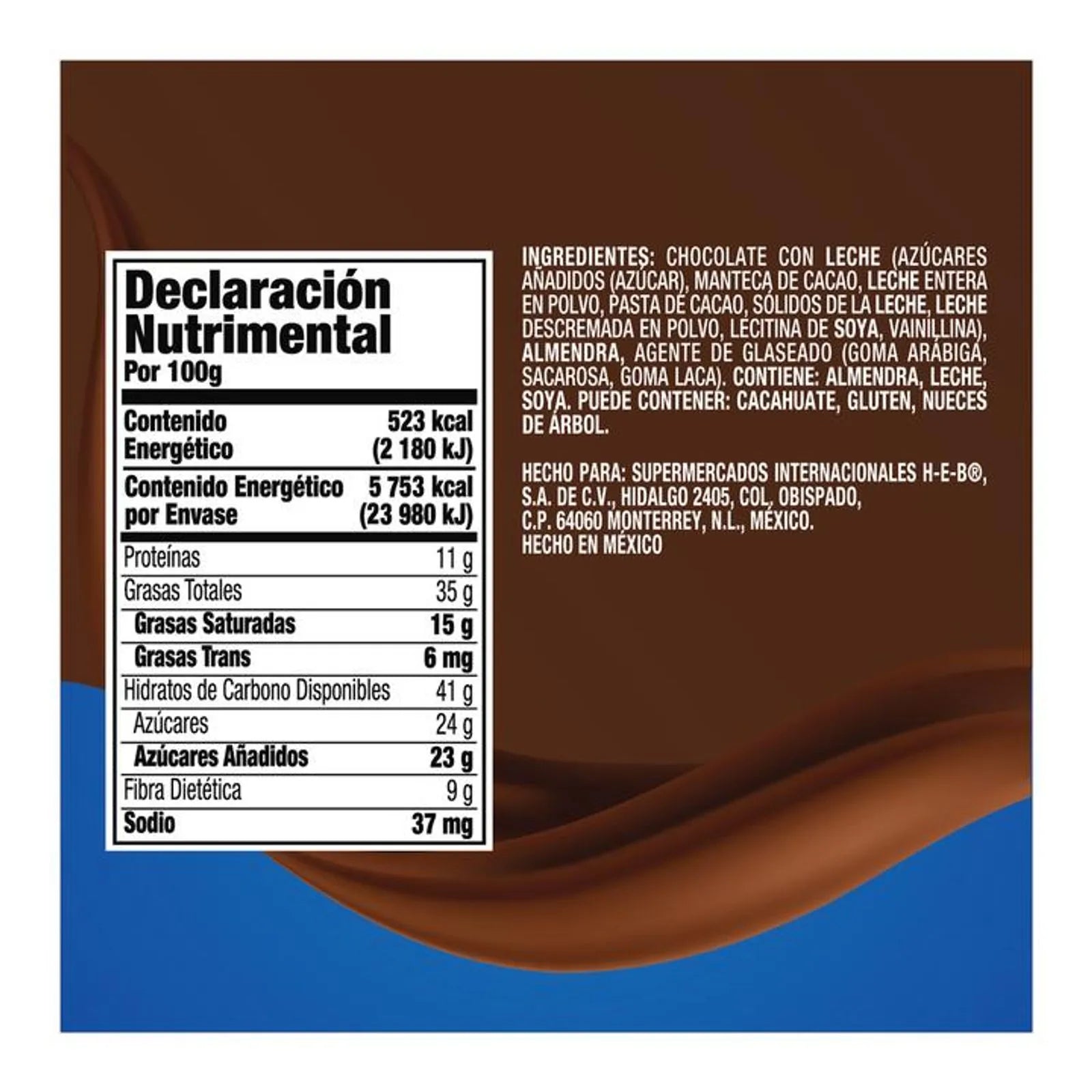 HEB Almonds Covered in Chocolate 2.4 lb