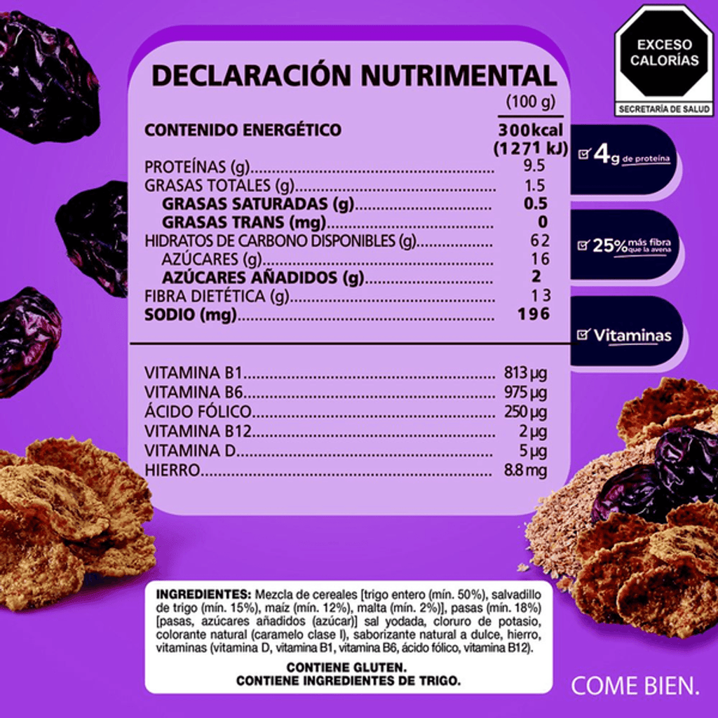 Kelloggs All Bran Raisins Cereal 17 oz