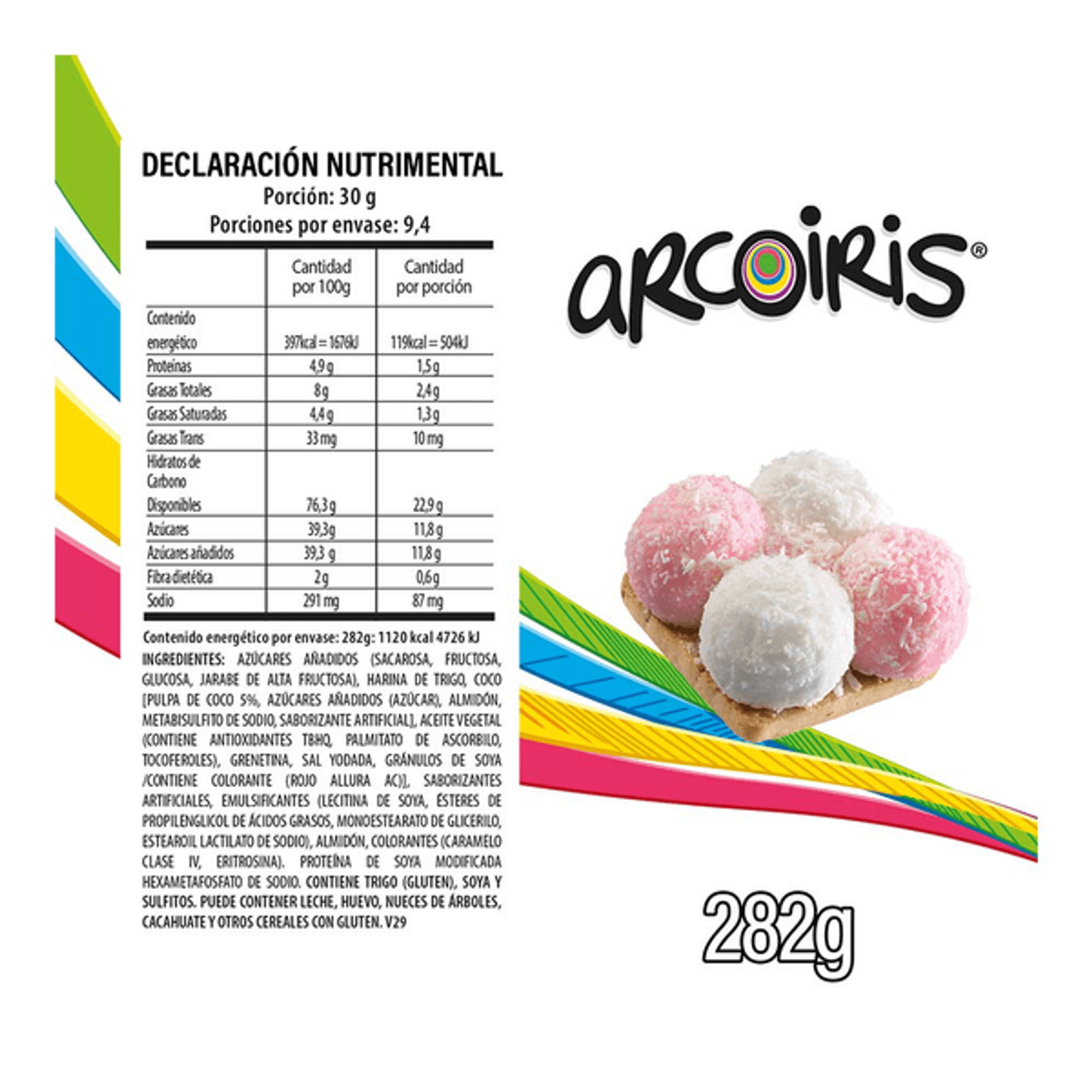 Gamesa Arcoiris Strawberry Cookies - 10 oz