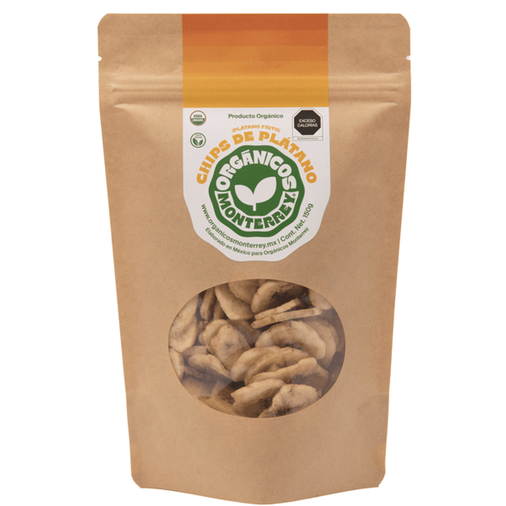 Organicos Monterrey Organic Fried Banana Chips 5 oz
