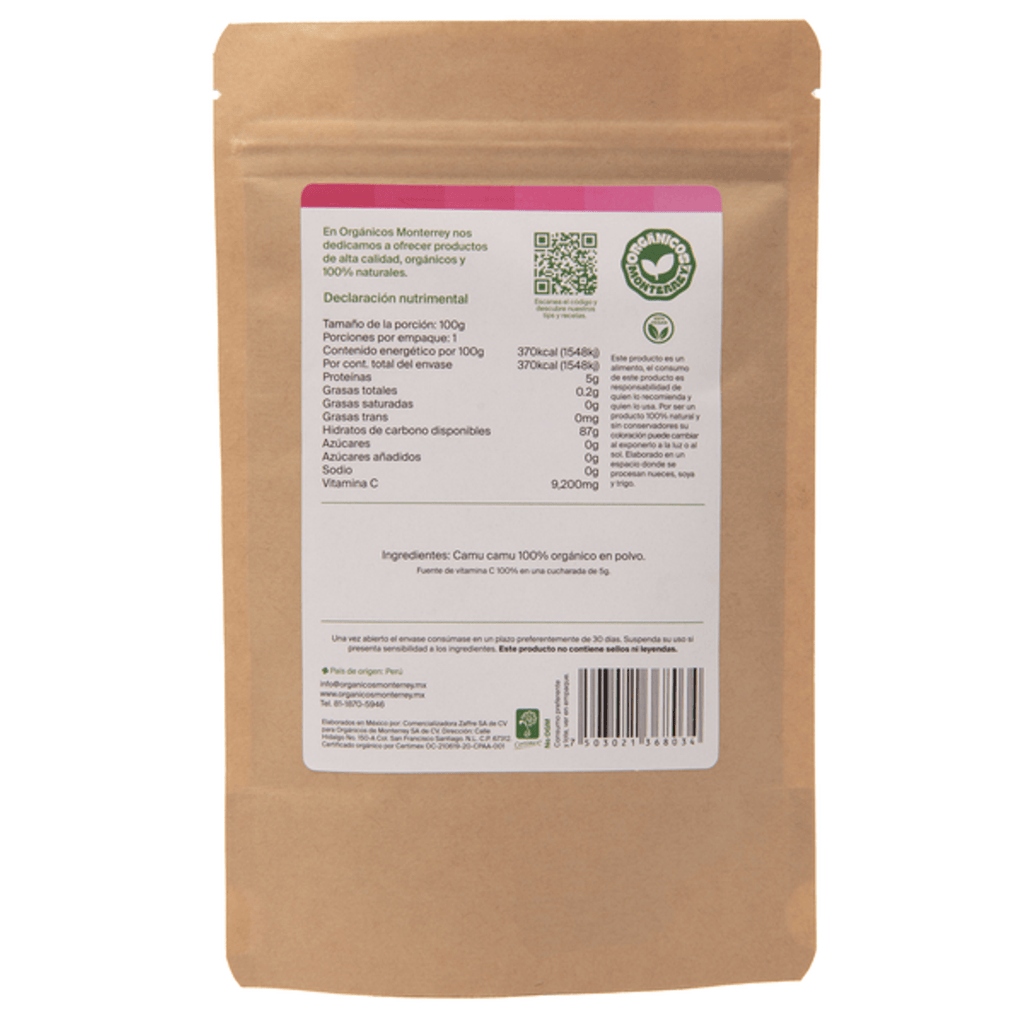 Organicos Monterrey Camu Camu Powder 3.5 oz