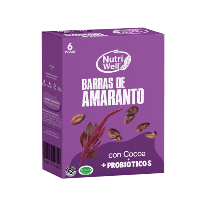 Nutriwell Amaranth Bars with Cocoa - 6 oz