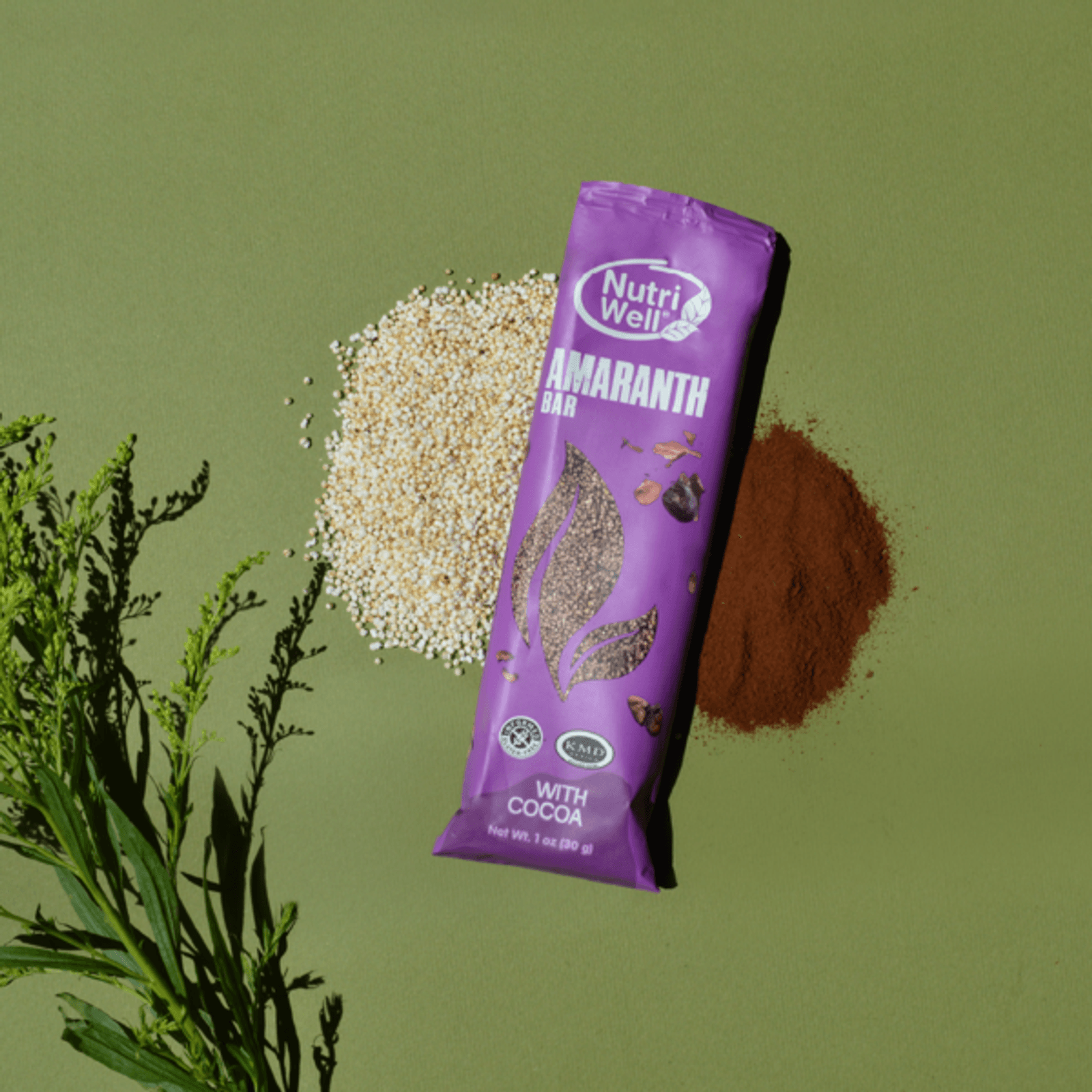 Nutriwell Amaranth Bars with Cocoa - 6 oz Secondary image