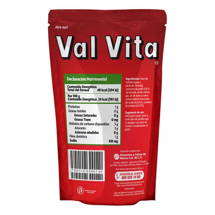 Val Vita Seasoned Tomato Puree for Chicken Broth 7 oz