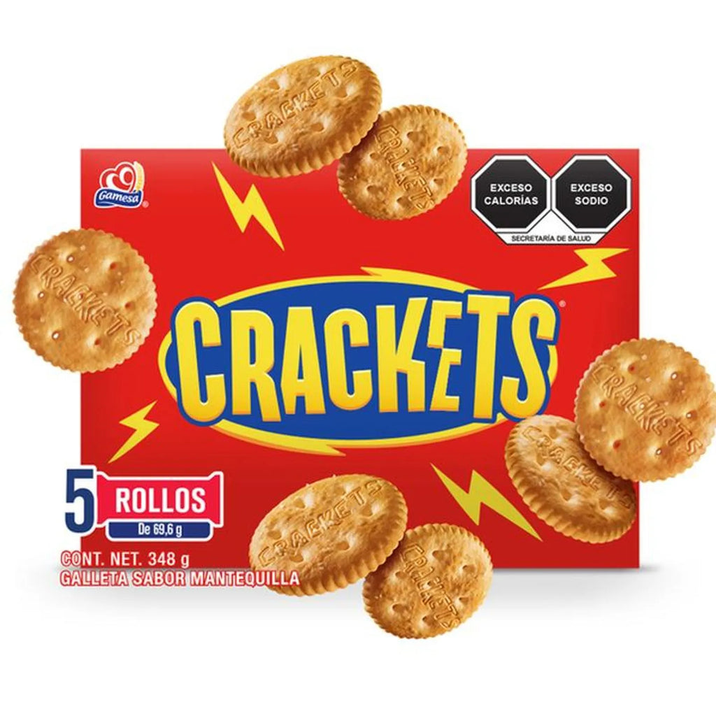 Gamesa Crackets Butter Flavor Cookies - 12 oz