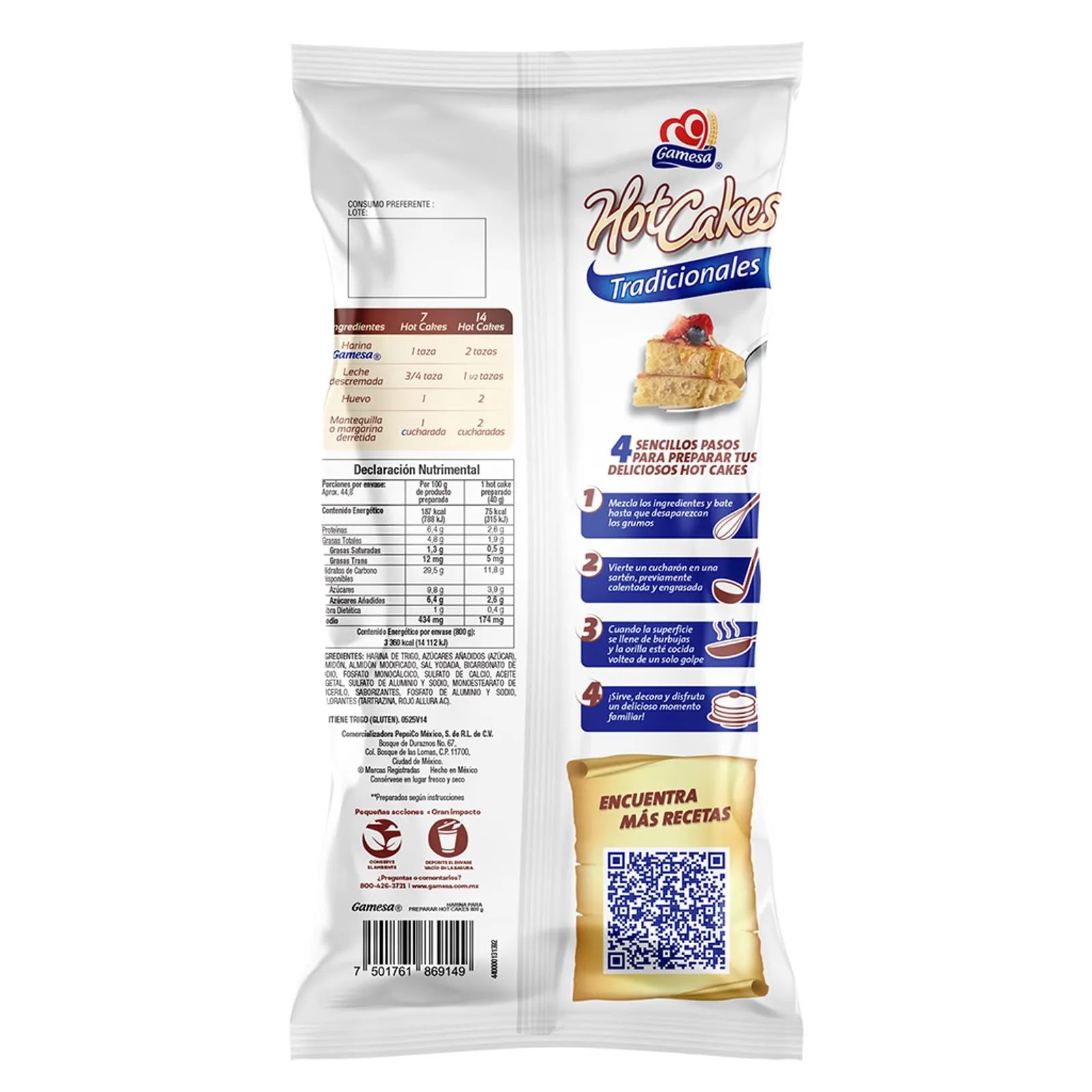 Gamesa Traditional Pancake Mix - 28 oz Secondary image