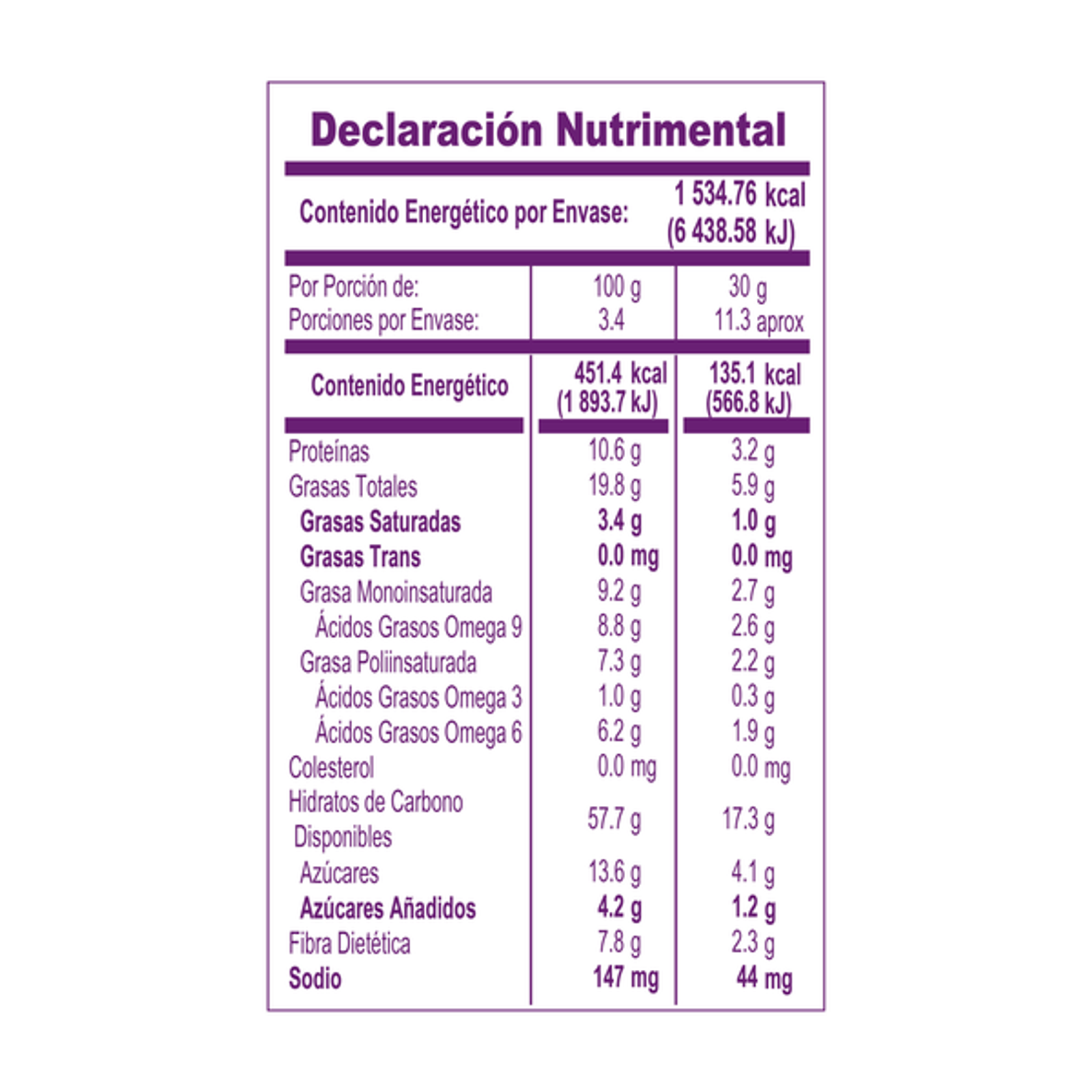 Dasavena Light Recipe Granola 12 oz Secondary image