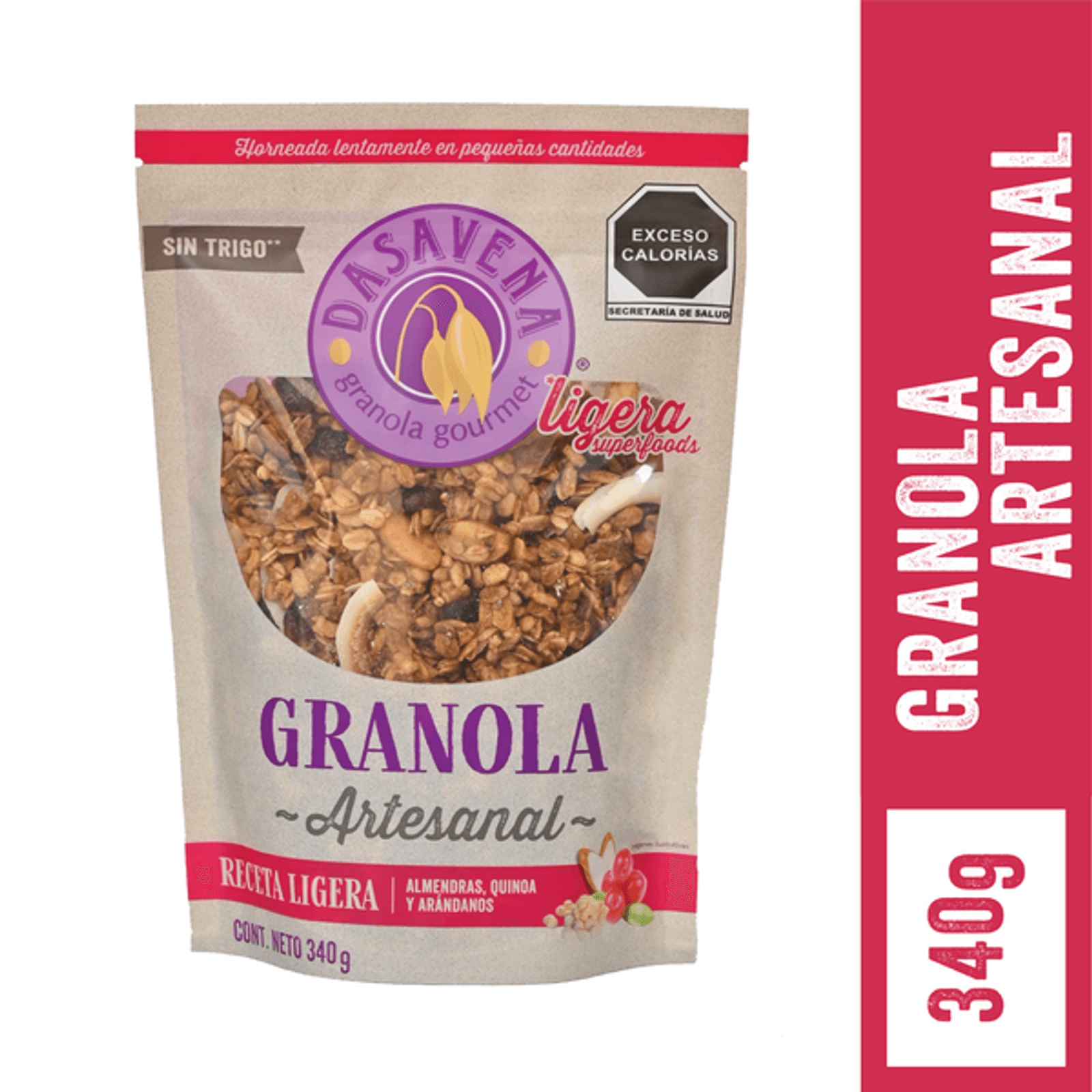 Dasavena Light Recipe Granola 12 oz Main image