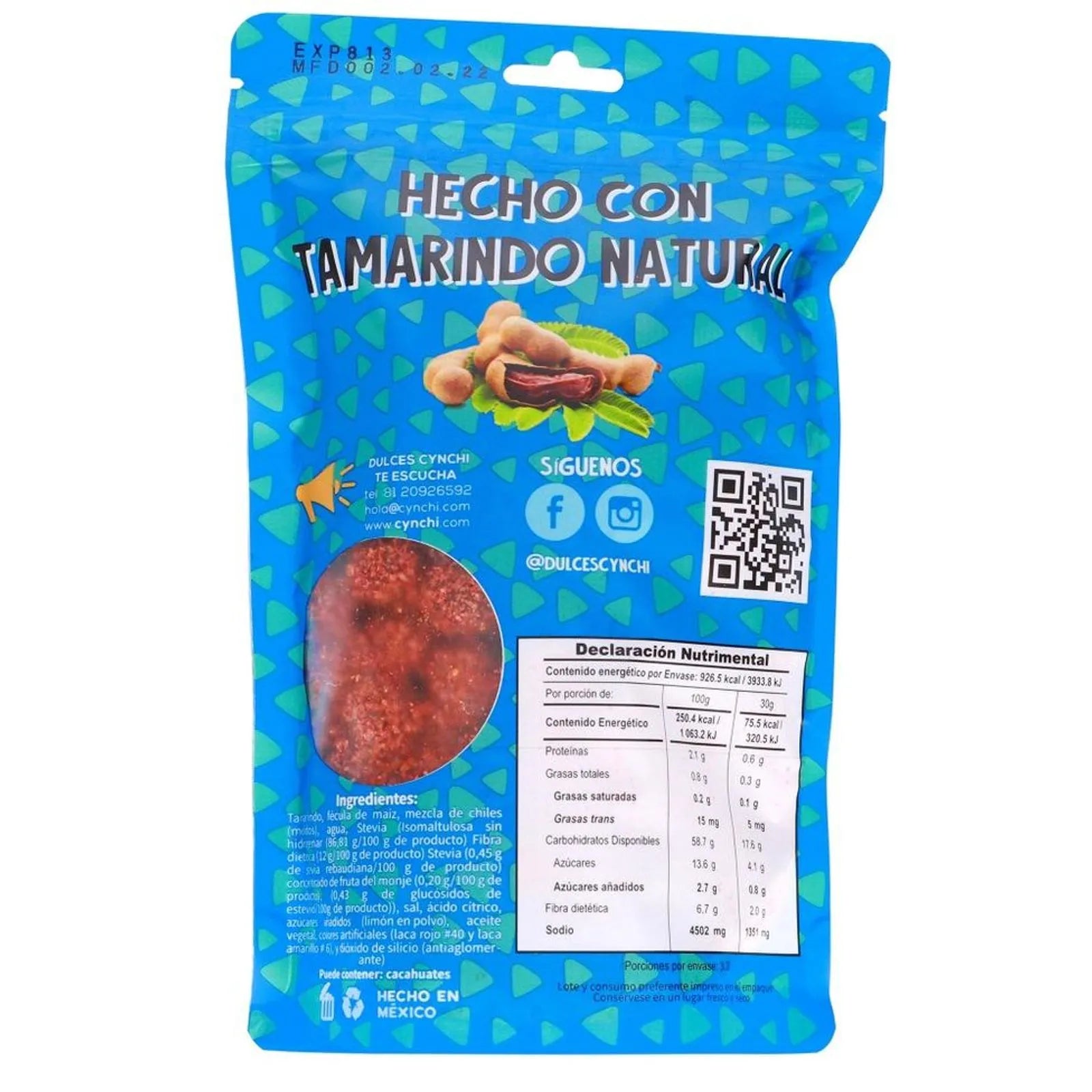 Cyncha Natural Tamarind Balls with Stevia 13 oz