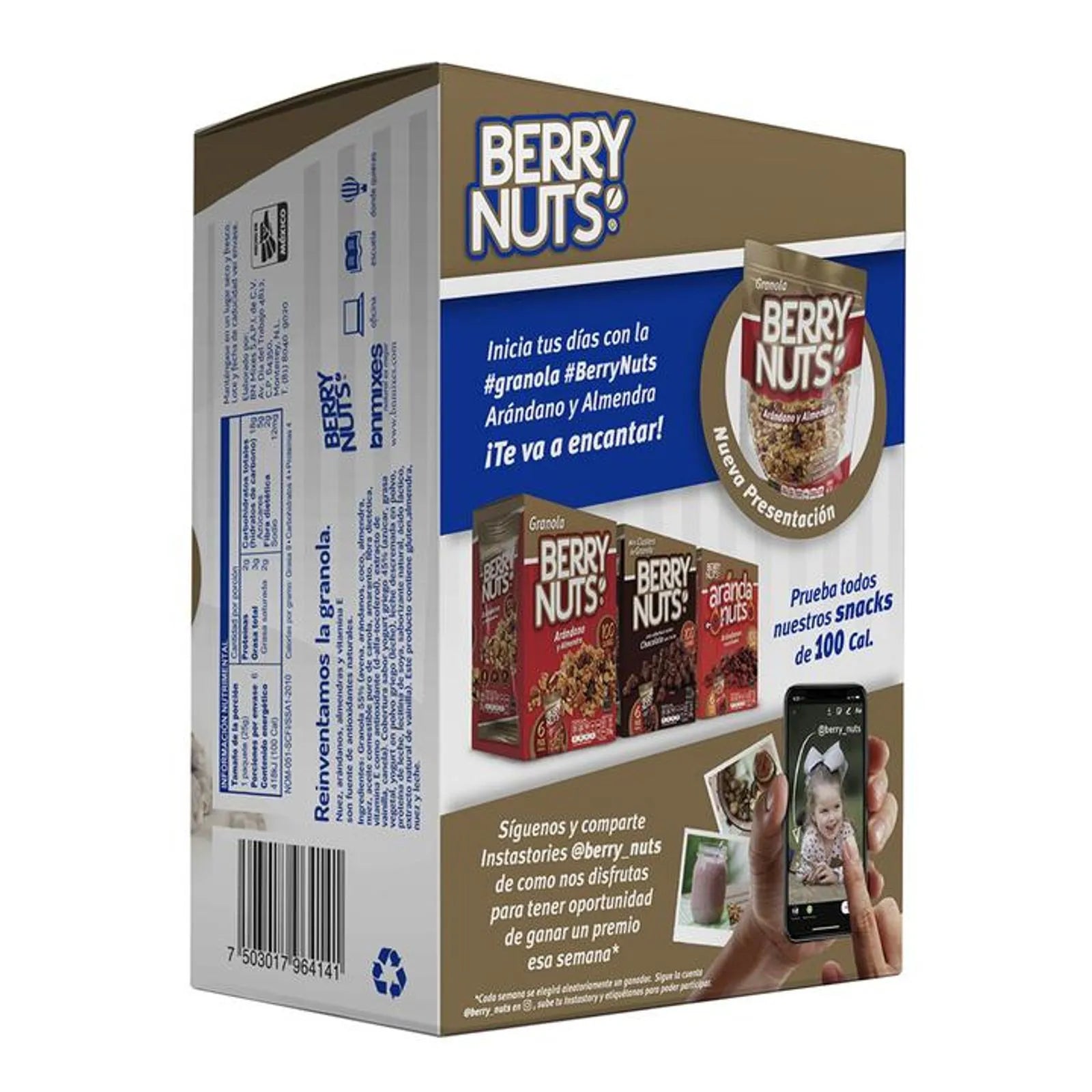 Berry Nuts Greek Yogurt Flavor Granola Balls 6 Pack Secondary image