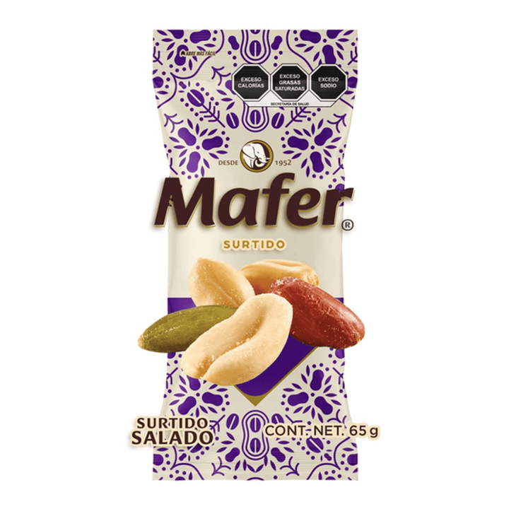 Sabritas Mafer Assorted Peanuts and Pumpkin Seeds 2 oz