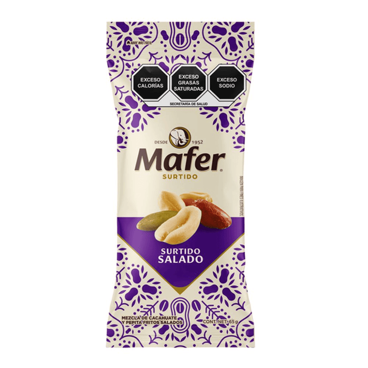 Sabritas Mafer Assorted Peanuts and Pumpkin Seeds 2 oz
