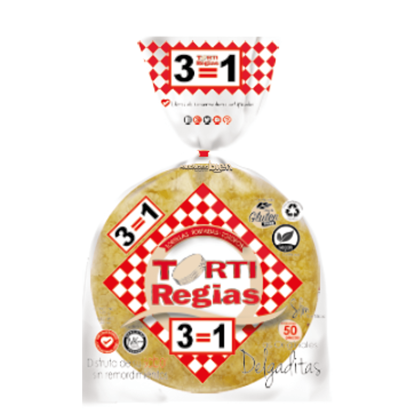 Delgaditas TortiRegias Yellow Tortillas 45 Pack Main image