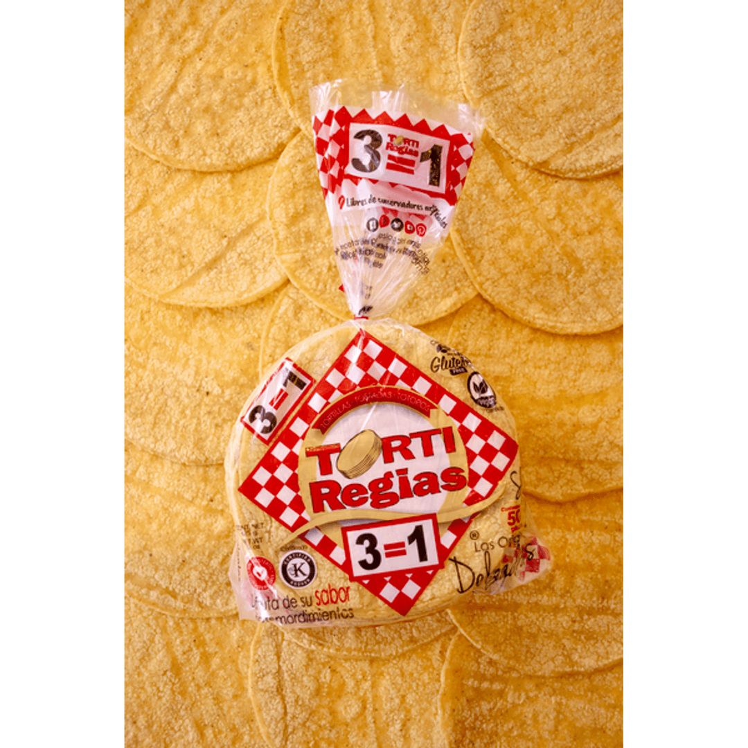 Delgaditas TortiRegias Yellow Tortillas 45 Pack