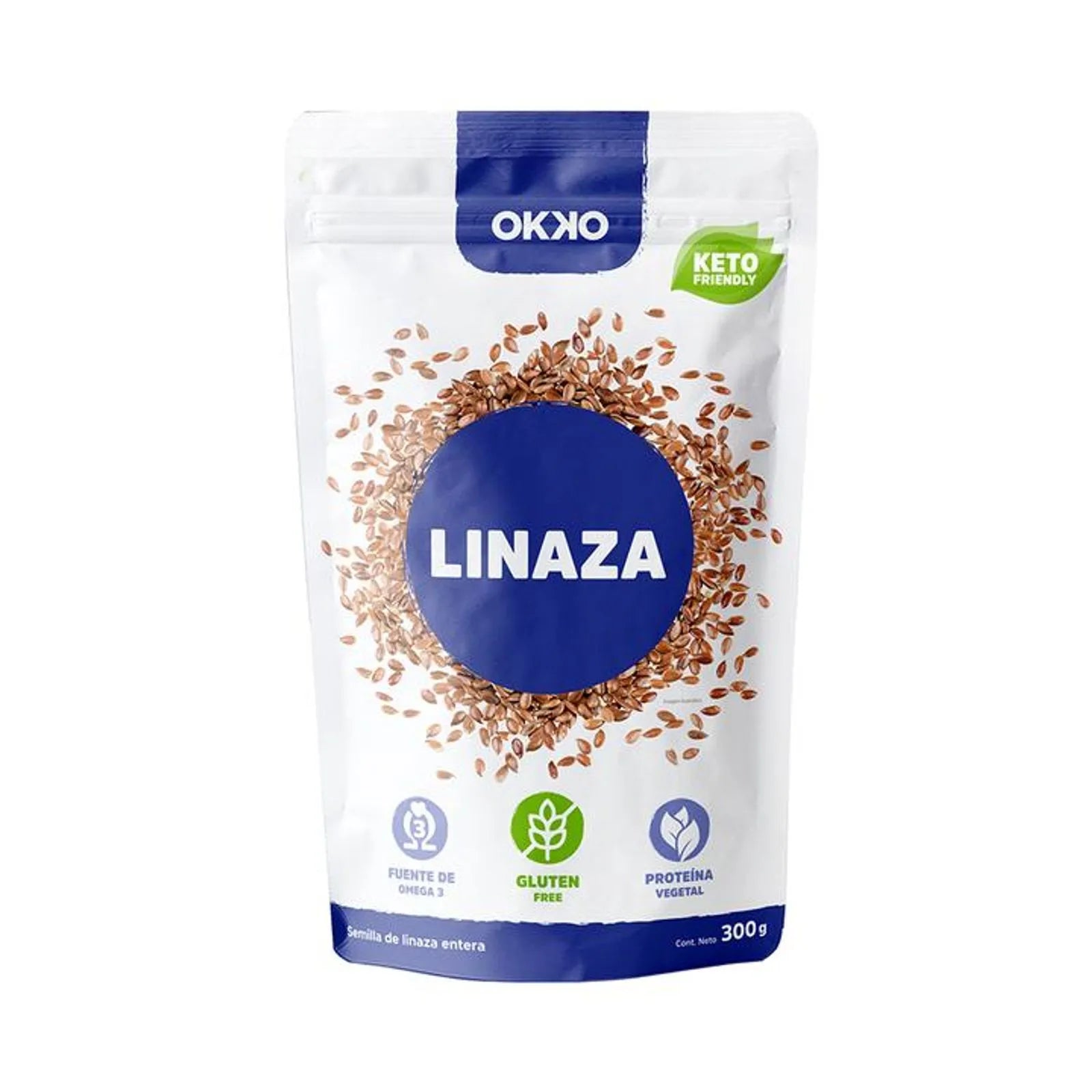 Okko Whole Flaxseed 10.6 oz Main image