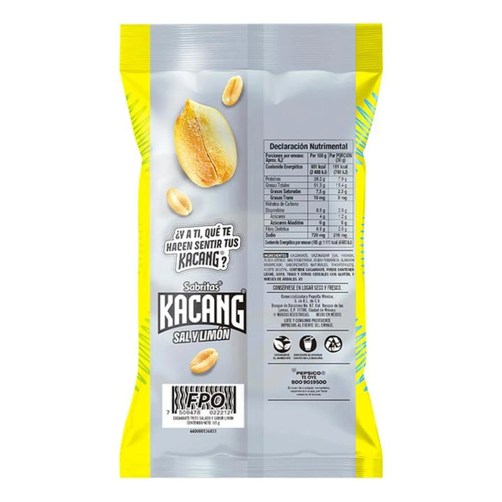 Sabritas Kacang Fried Salt and Lemon Peanuts 7 oz