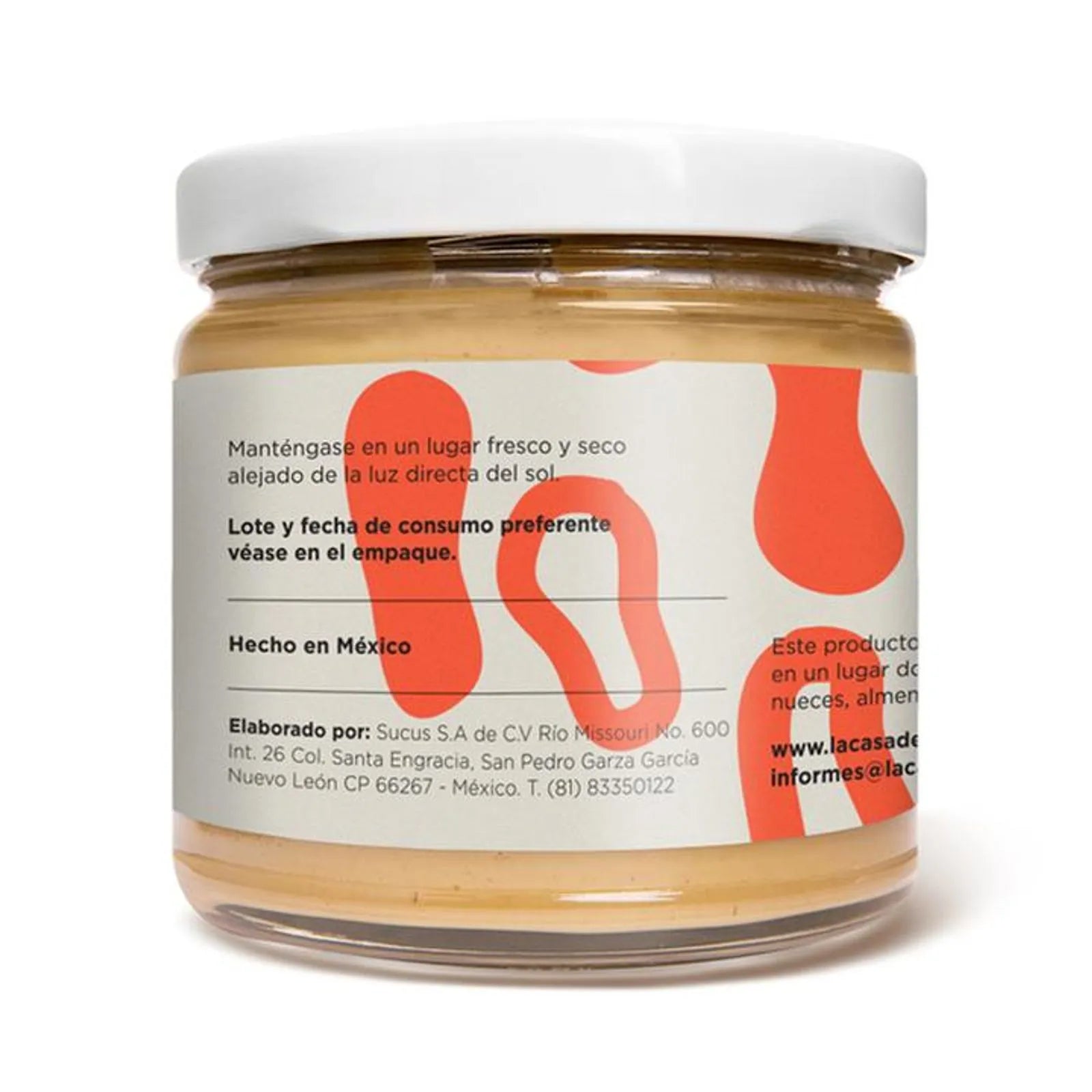 La Casa del Jugo 100% Natural Peanut Butter 12 oz