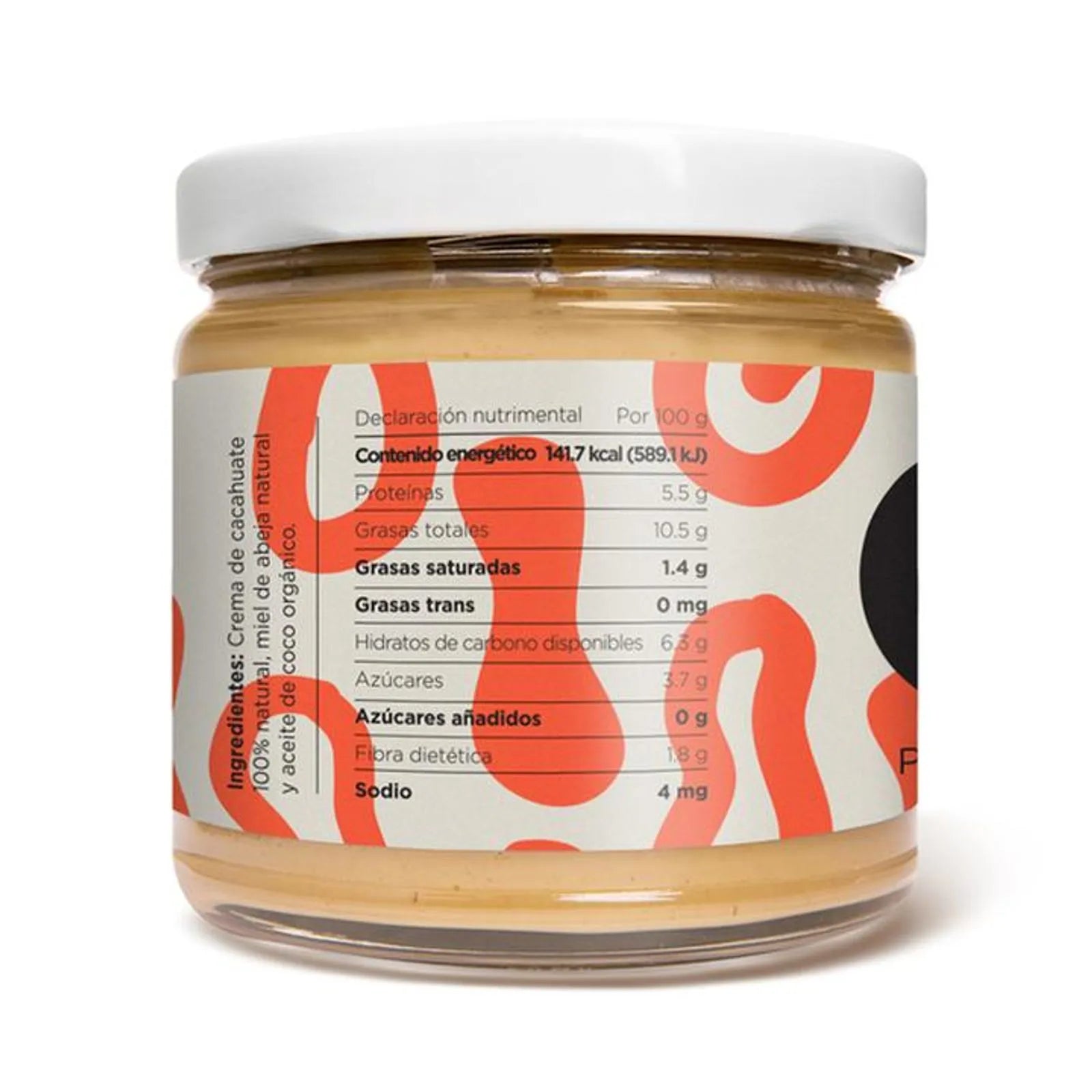 La Casa del Jugo 100% Natural Peanut Butter 12 oz Secondary image