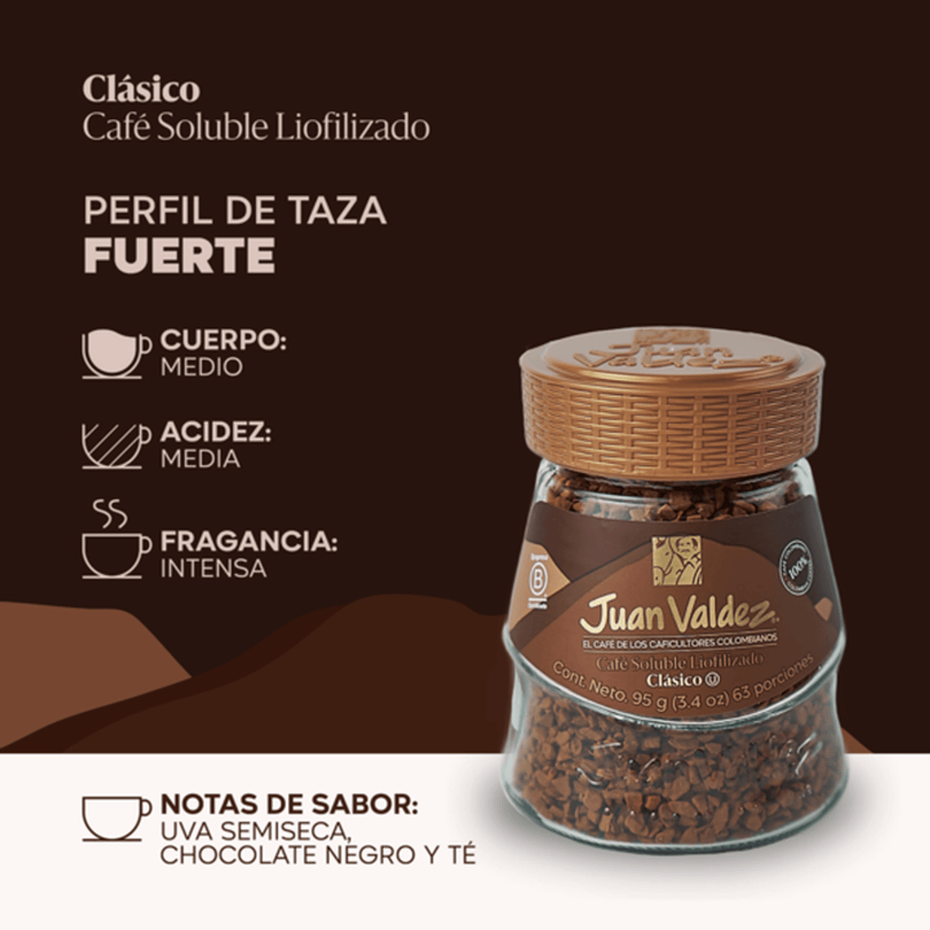 Juan Valdez Regular Freeze-Dried Coffee - 3 oz