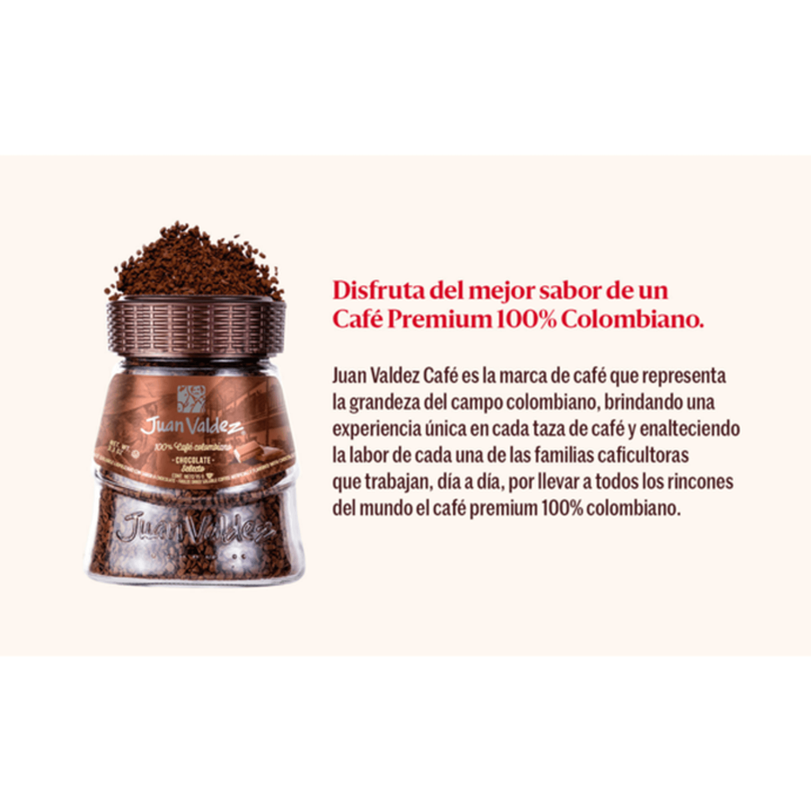 Juan Valdez Chocolate Freeze-Dried Coffee - 3 oz