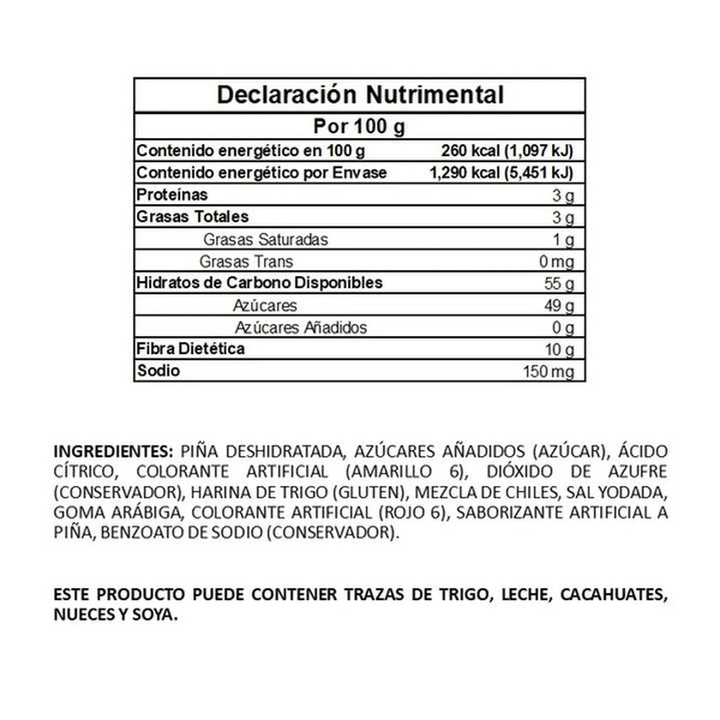 Charamusca Spicy Dried Pineapple 1.1 lb