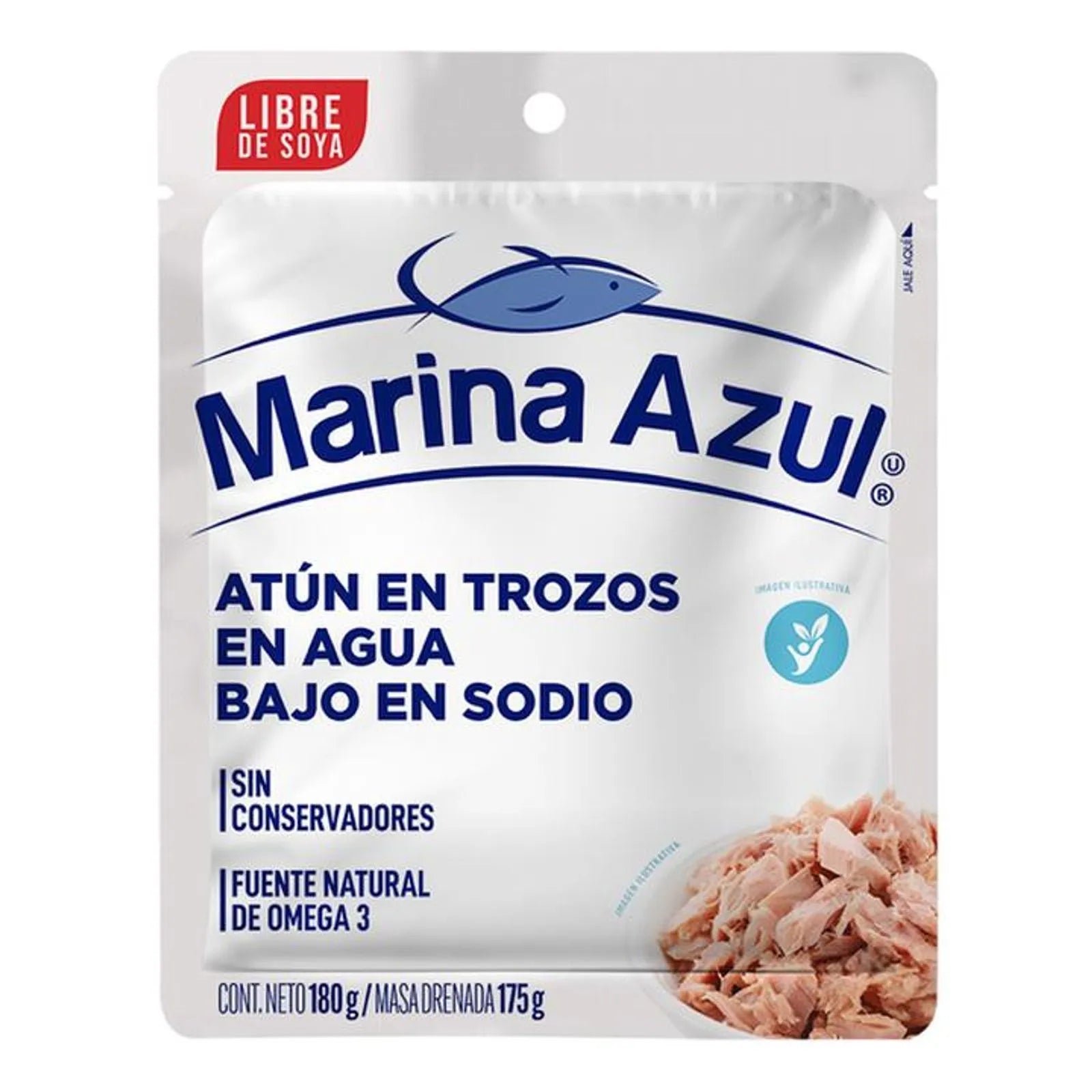 Marina Azul Tuna in Water Pouch Low Sodium 6 oz Main image