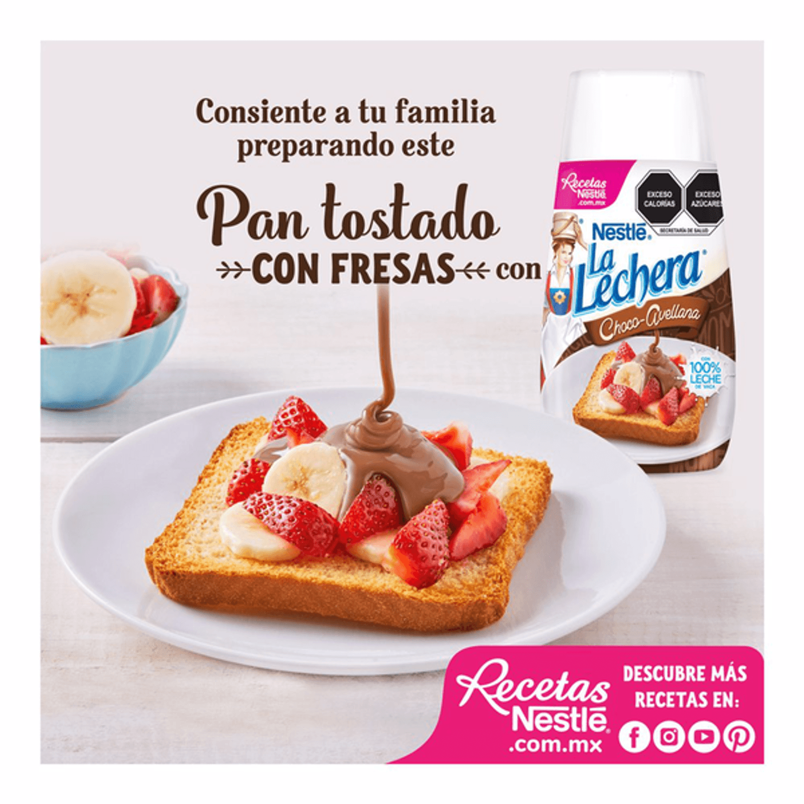 Nestle La Lechera Easy Serve Chocolate-Hazelnut Condensed Milk - 11 oz Secondary image