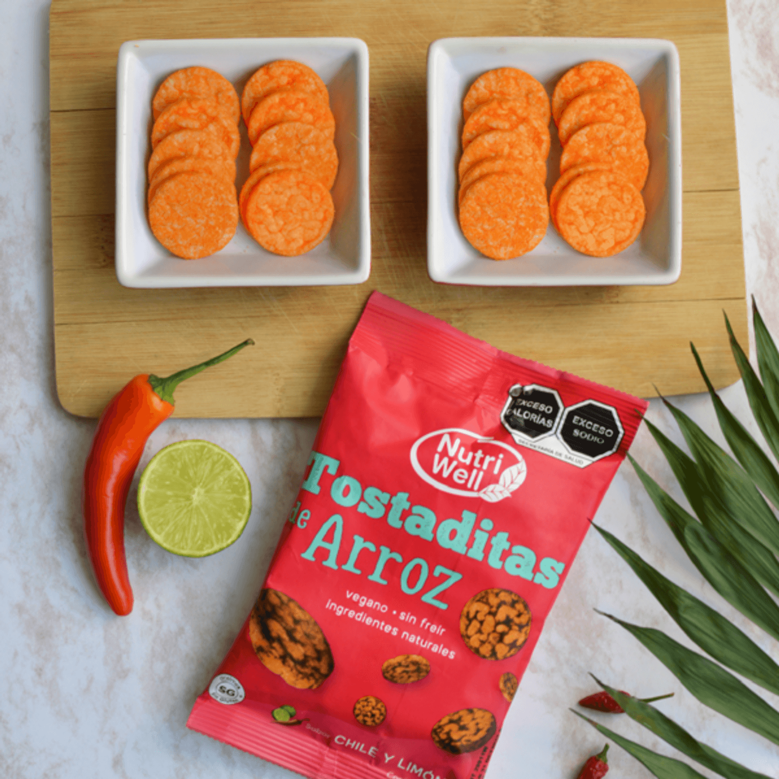 Nutriwell Rice Cakes with Chili and Lime 1 oz