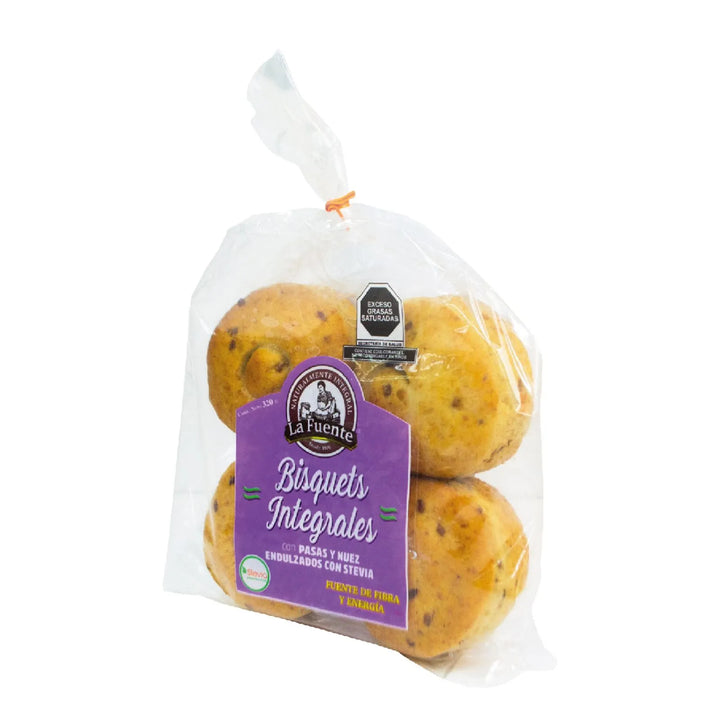 La Fuente Raisin Nut Whole Wheat Biscuit with Stevia 1 Piece