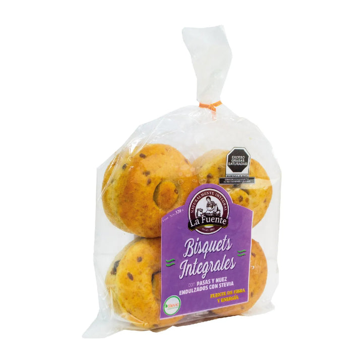 La Fuente Raisin Nut Whole Wheat Biscuit with Stevia 1 Piece