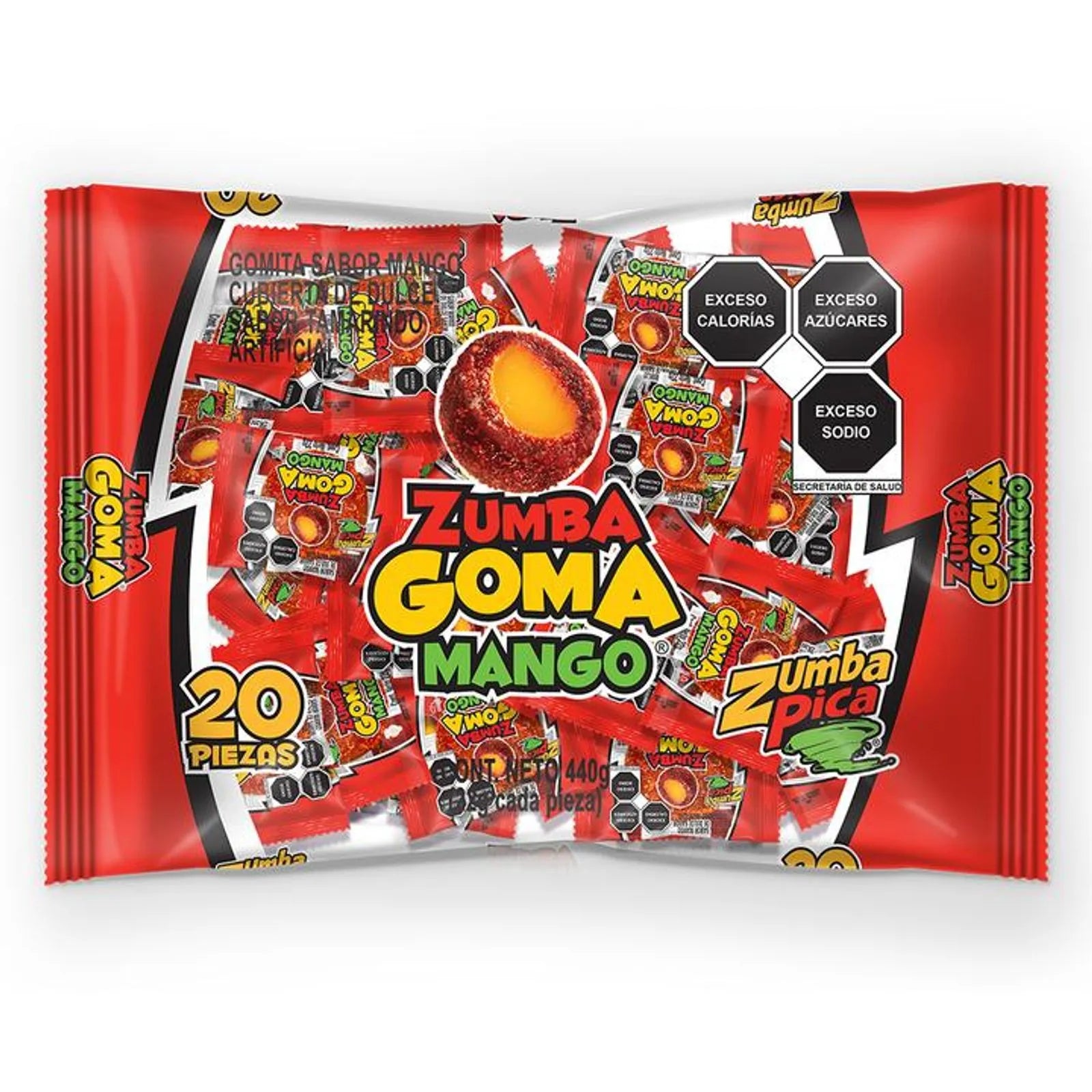 Zumba Pica Mango Gummies 20 Pcs Main image