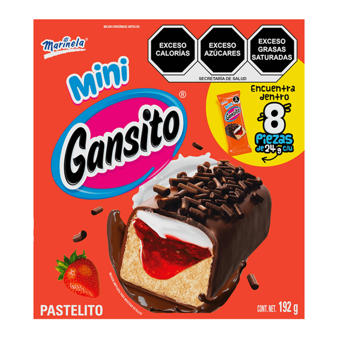 Marinela Mini Gansito 8 Pack 7 oz