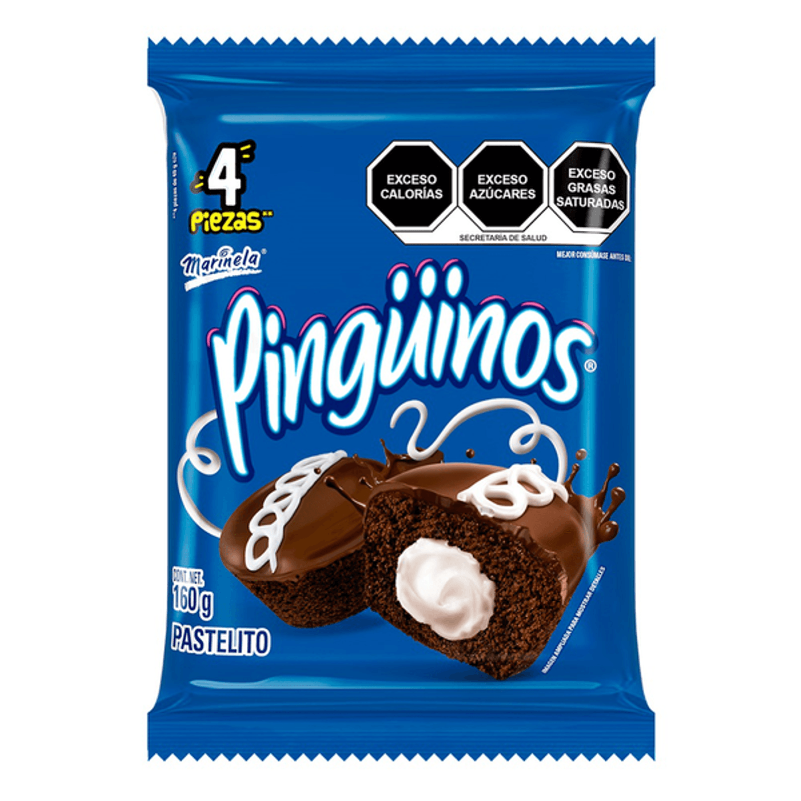Marinela Pinguinos Multipack 4 Pack 6 oz