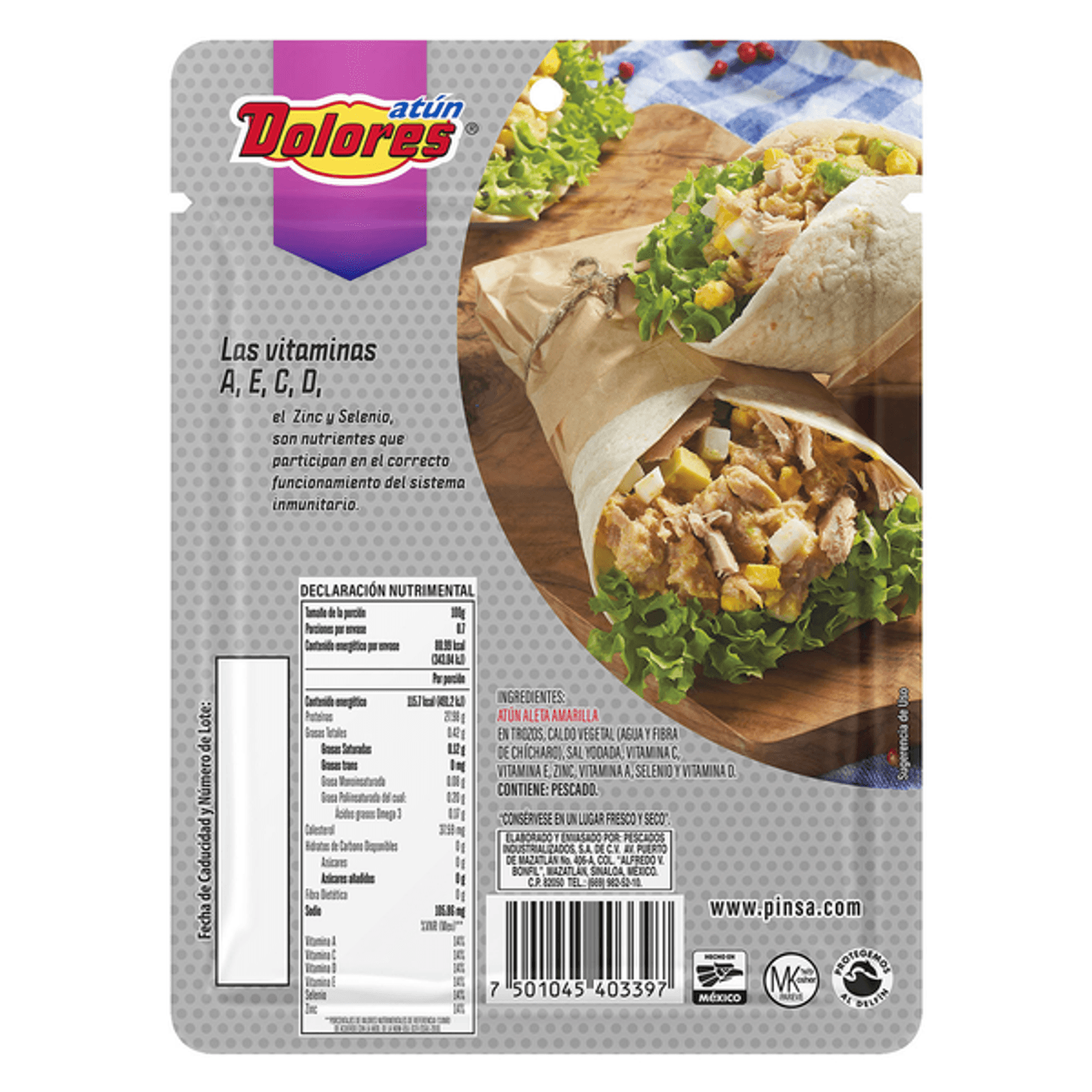 Dolores Tuna Pouch with More Defenses - 3 oz