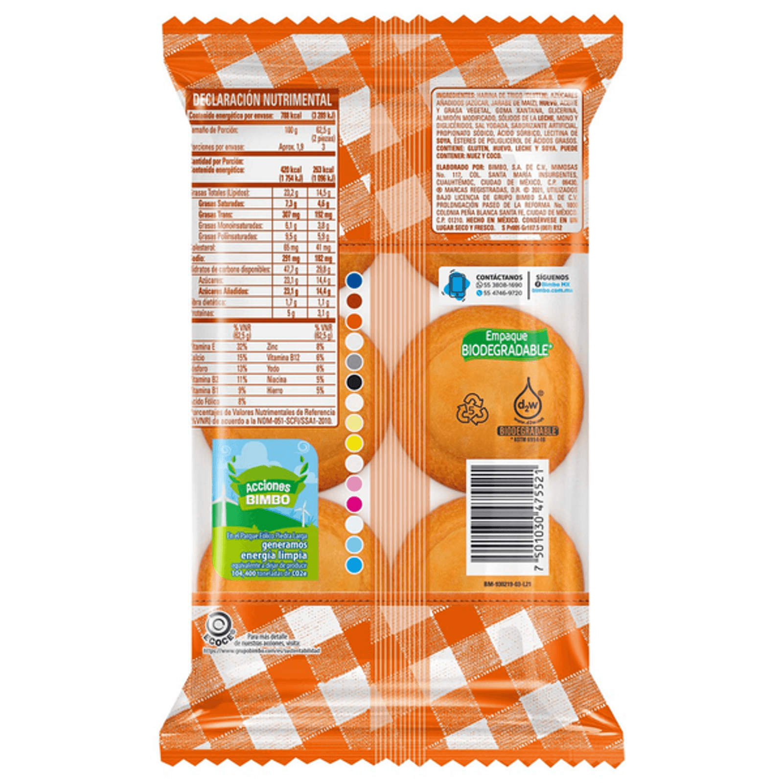 Bimbo Vanilla Mantecadas 6 Pack 7 oz Secondary image