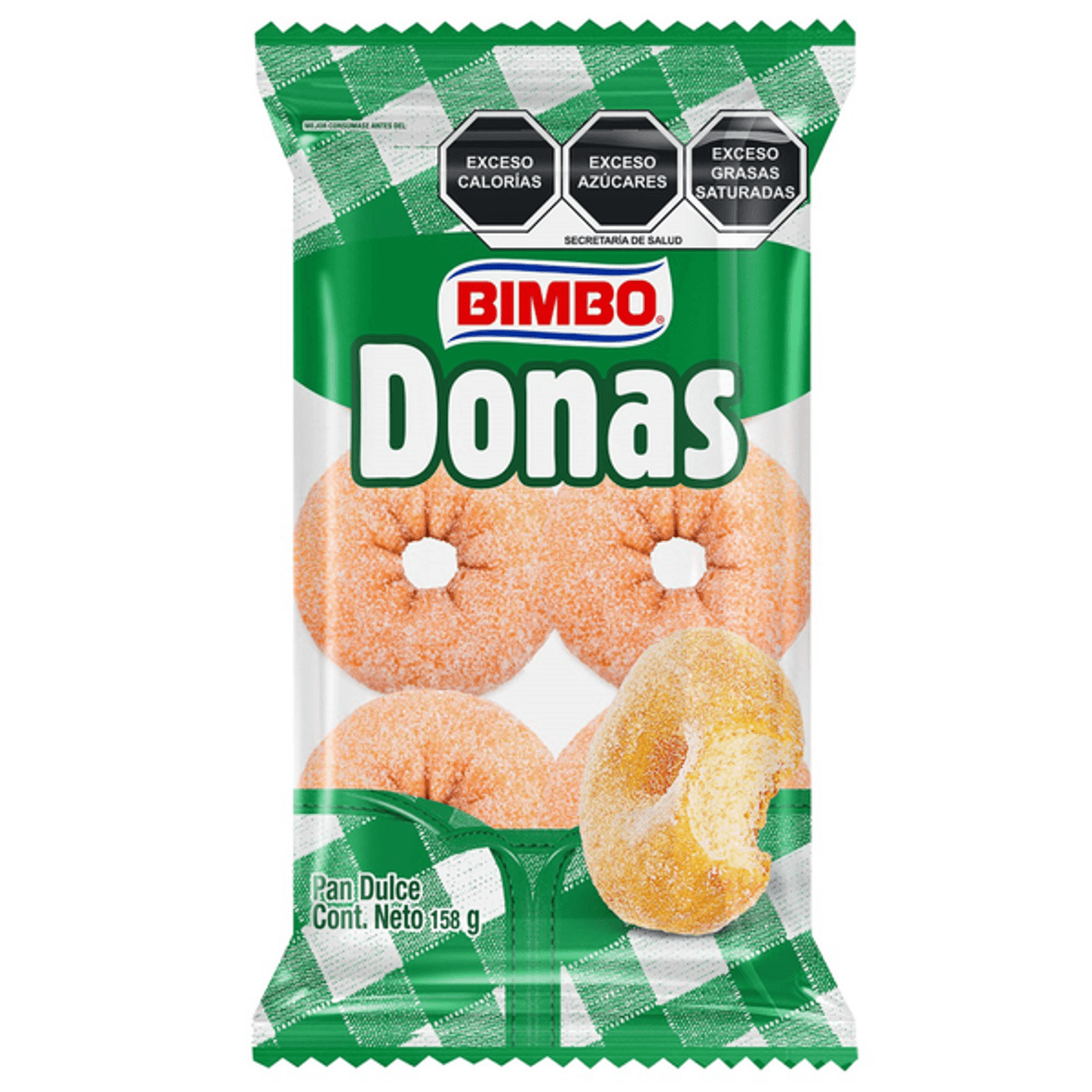 Bimbo Sugar Donuts 6 Pack 7 oz Main image