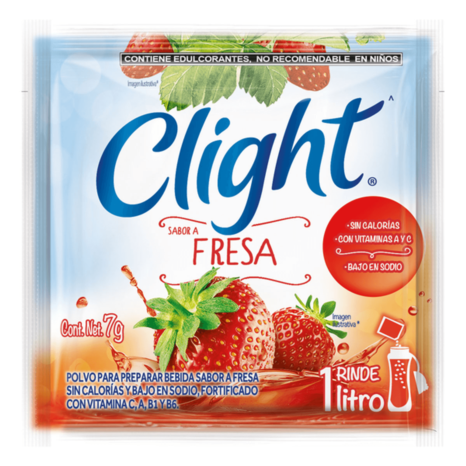 Clight Strawberry Flavor Drink Powder 0.25 oz Main image