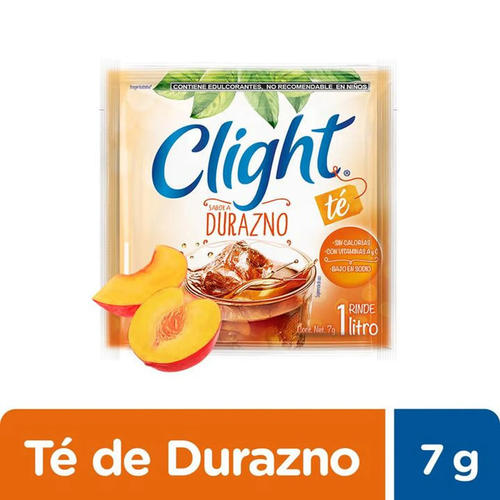 Clight Peach-Flavored Iced Tea Powder Drink Mix – 0.25 oz