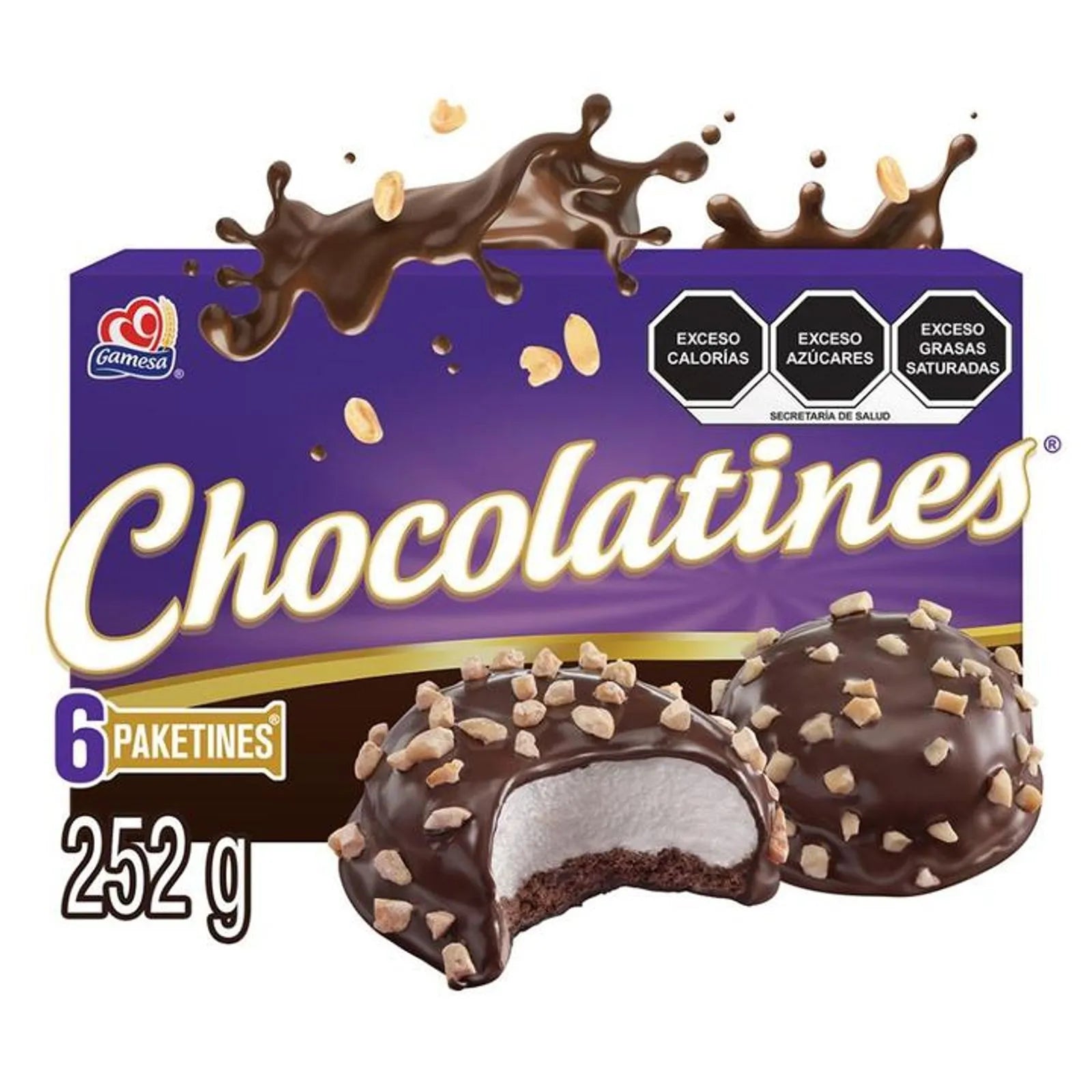 Gamesa Chocolatines Marshmallow and Chocolate Cookies - 10 oz