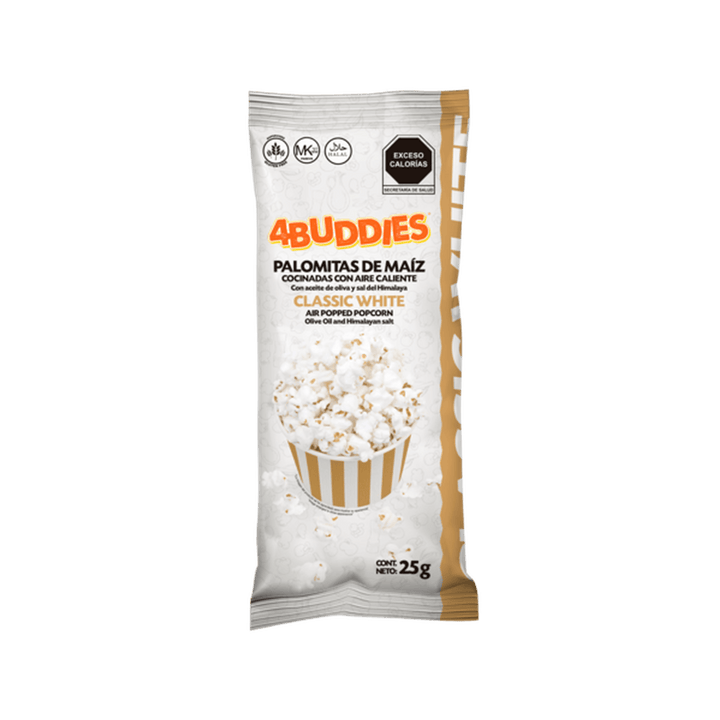 4 Buddies Classic White Popcorn 1 oz