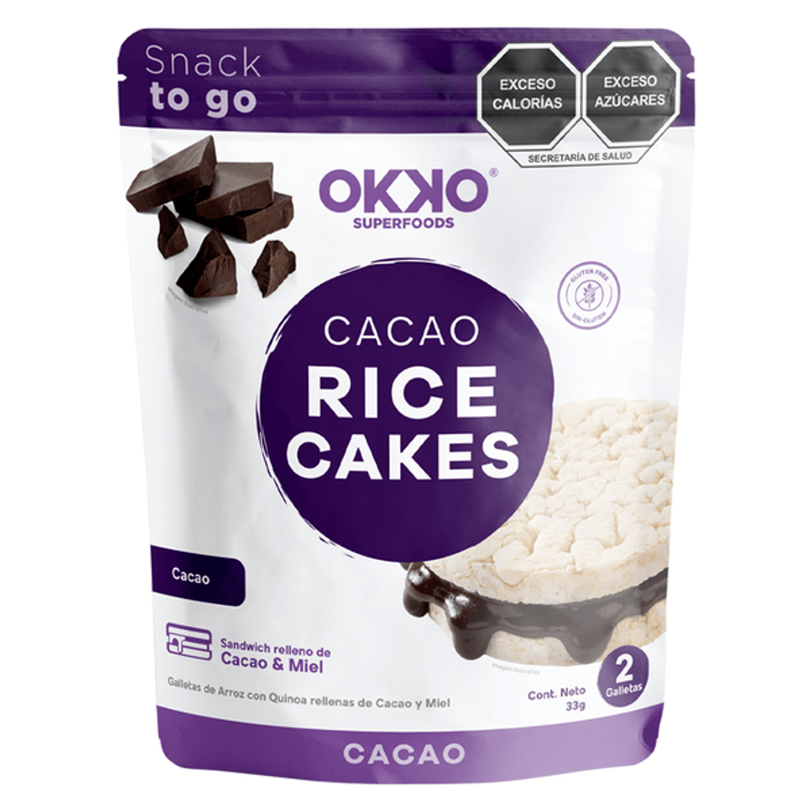 Okko Cocoa Rice Cookies Main image