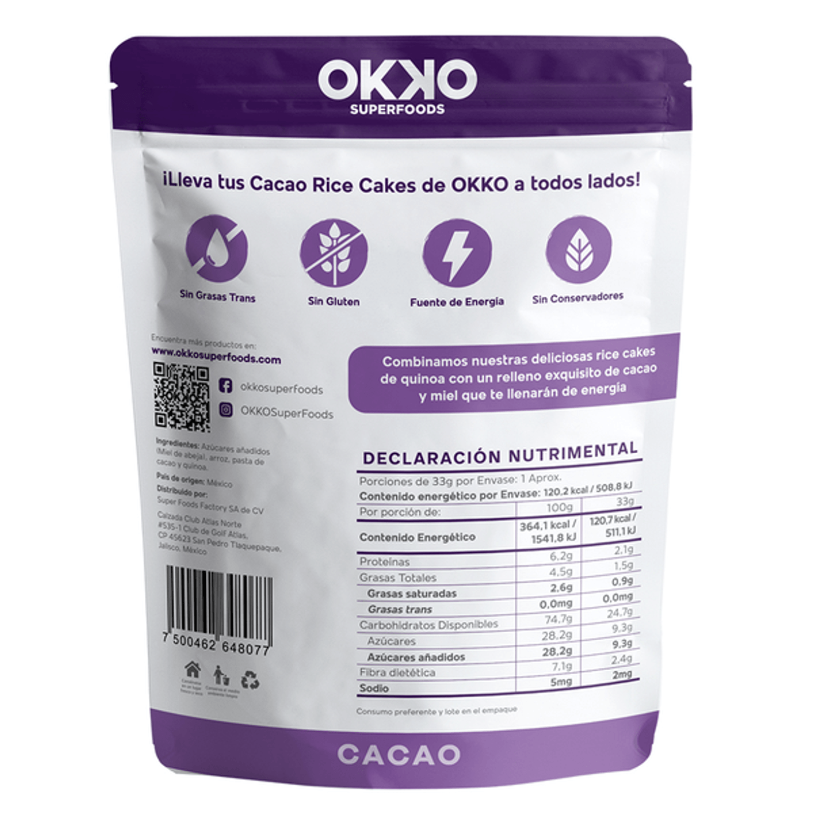 Okko Cocoa Rice Cookies Secondary image