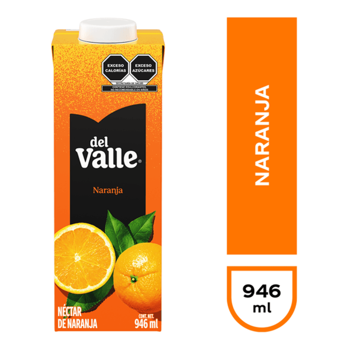 Del Valle 100% Orange Fruit Juice 32 oz