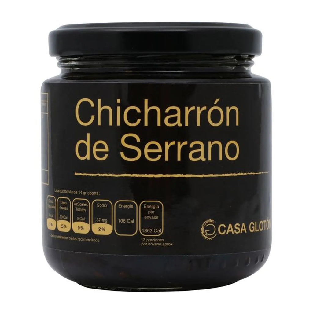 Casa Gloton Serrano Pepper Rinds in Oil Jar 6 oz